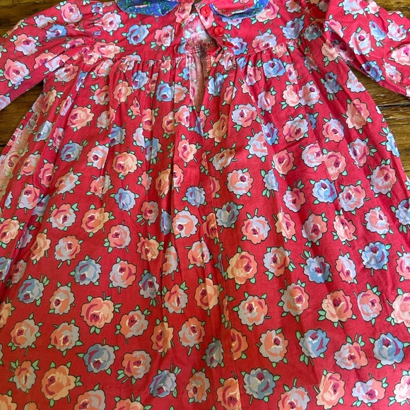 Vintage MouseFeathers Red Floral Dress - Picture 4 of 4